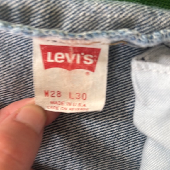 Levis 505 straight leg 0213 jeans 80s 1980s vintage - Picture 6 of 7